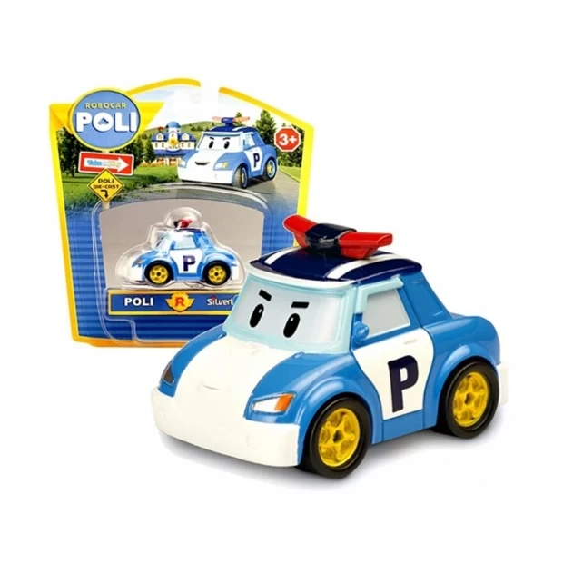Поли Robocar Poli металлическая машинка 6 см