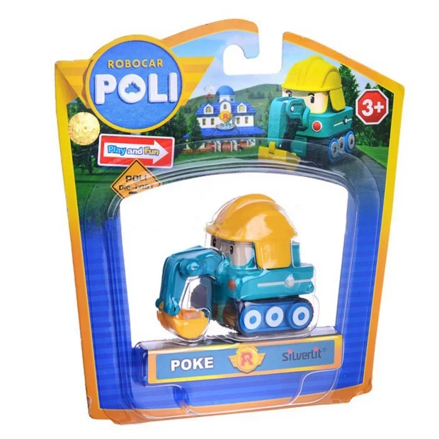 Пок Robocar Poli металлическая машинка 6 см