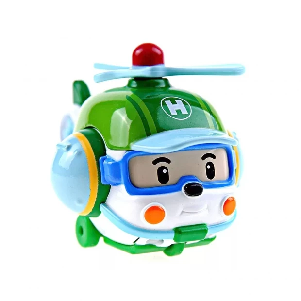 Трансформер Silverlit Robocar Poli Хэли 10 см, зеленый Helly