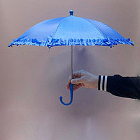 Зонтик для декора маленький 42 см синий