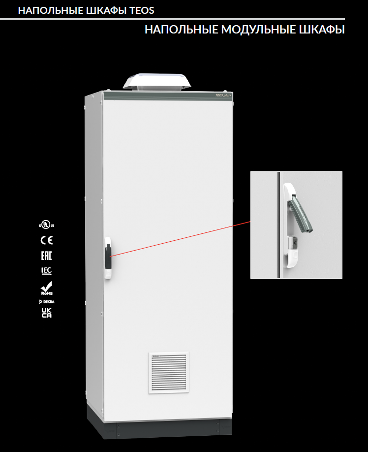 TEKPAN TEOS 1600*1200*400 Шкаф электротехнический напольный IP55 (двойная дверь), фото 1