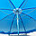 Зонтик для декора маленький 43 см голубой с белой ручкой, фото 7