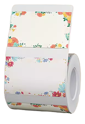 Термоэтикетки Niimbot 50x30 цветущие цветы