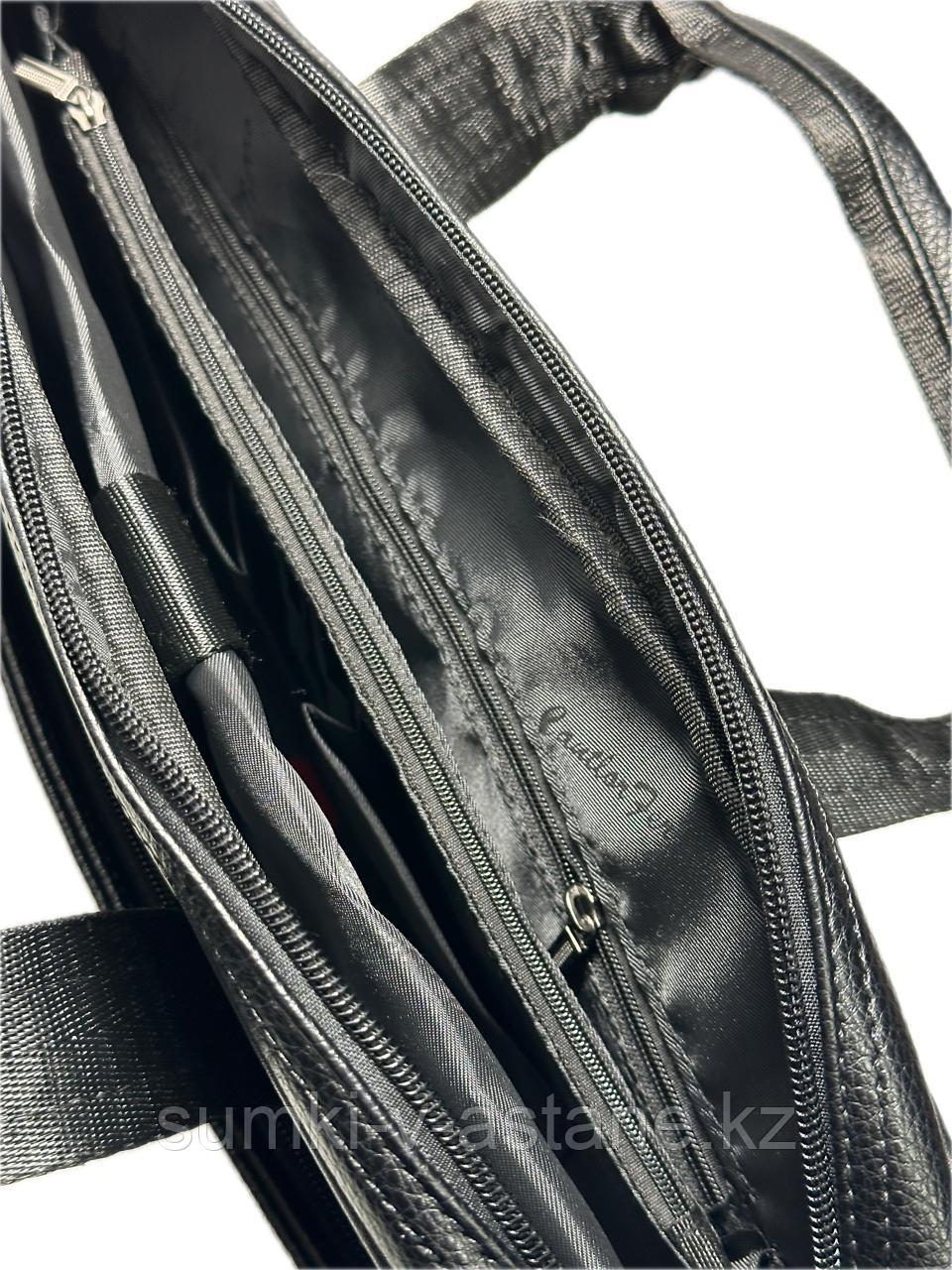 Деловая сумка- портфель "Cantlor" (высота 29 см, ширина 40 см, глубина 5 см) - фото 2 - id-p88542566