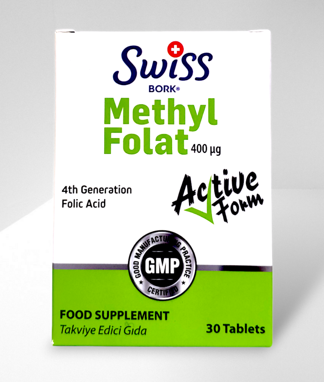 Swiss Bork methyl folat 30 таблеток - метилфолат - фото 1 - id-p115340880