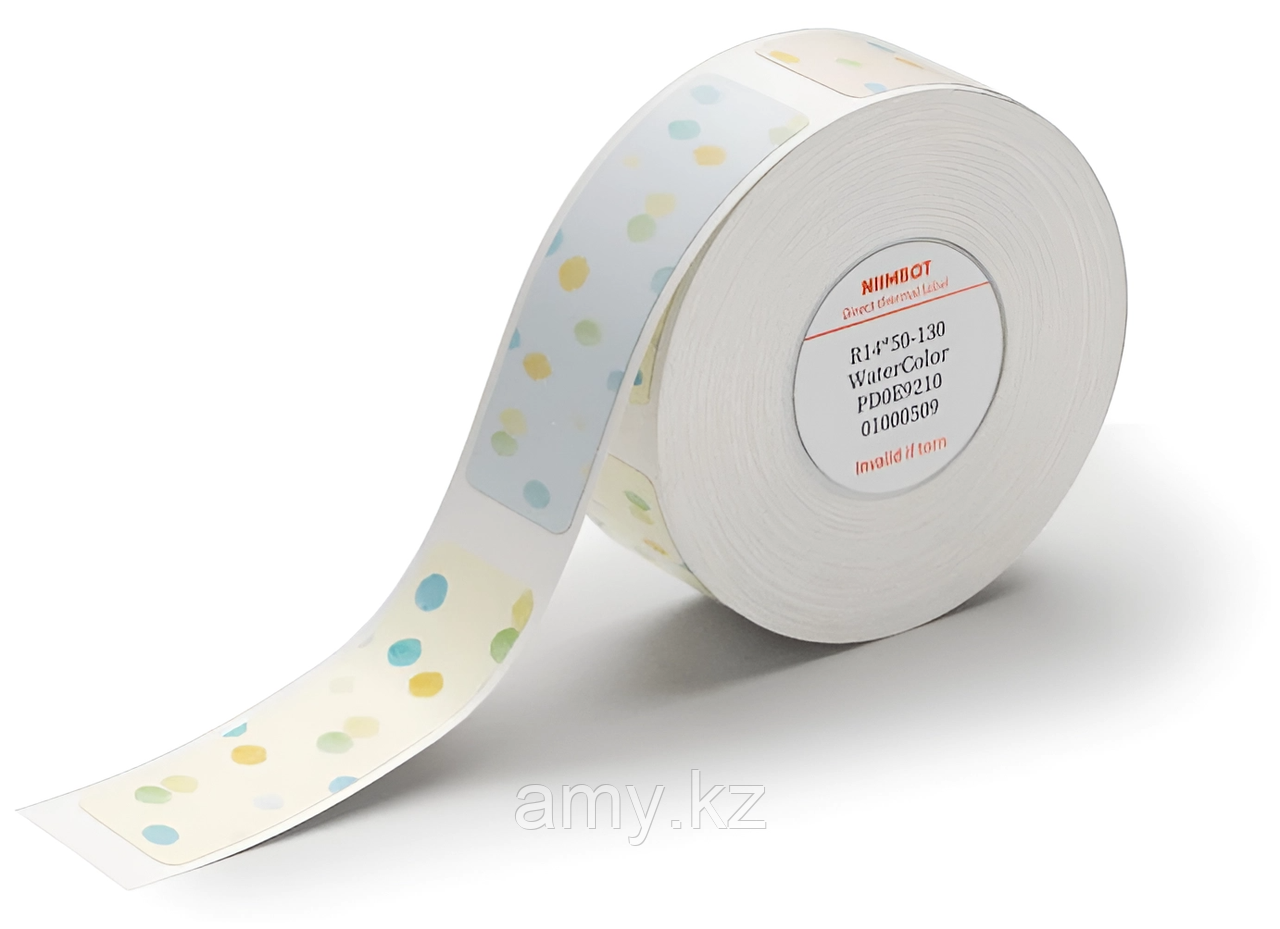 Термоэтикетки Niimbot 14*50 акварель, фото 1
