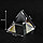 Сувенир кристалл пирамида стекло прозрачный 60 мм, фото 8