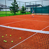 Теннисный корт постройка