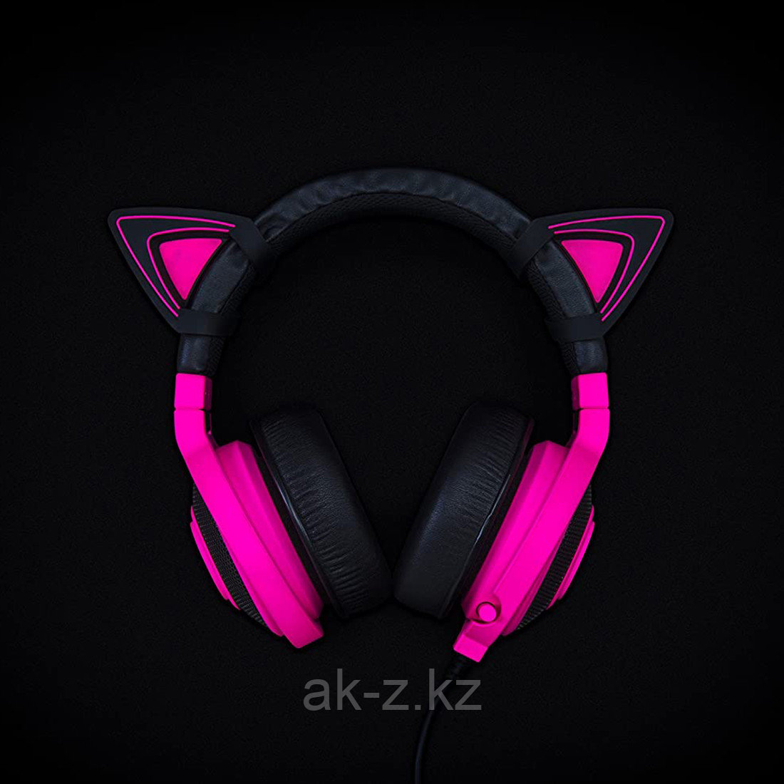 Накладные кошачьи ушки на гарнитуру Razer Kitty Ears for Kraken - Neon Purple - фото 2 - id-p115349980