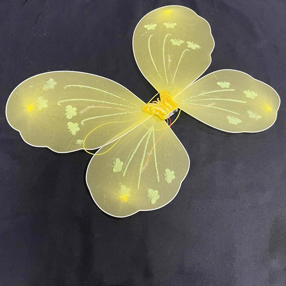 Крылья бабочки светящиеся желтые - фото 4 - id-p115355039