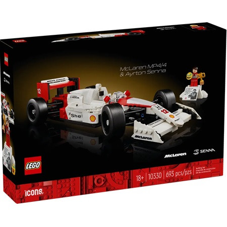 Lego 10330 Icons McLaren F1 MP4/4 и Айртон Сенна - фото 2 - id-p115355229