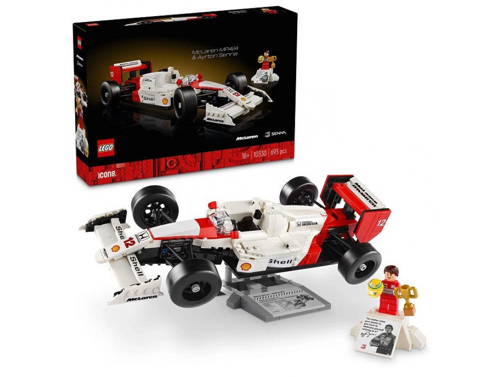 Lego 10330 Icons McLaren F1 MP4/4 и Айртон Сенна