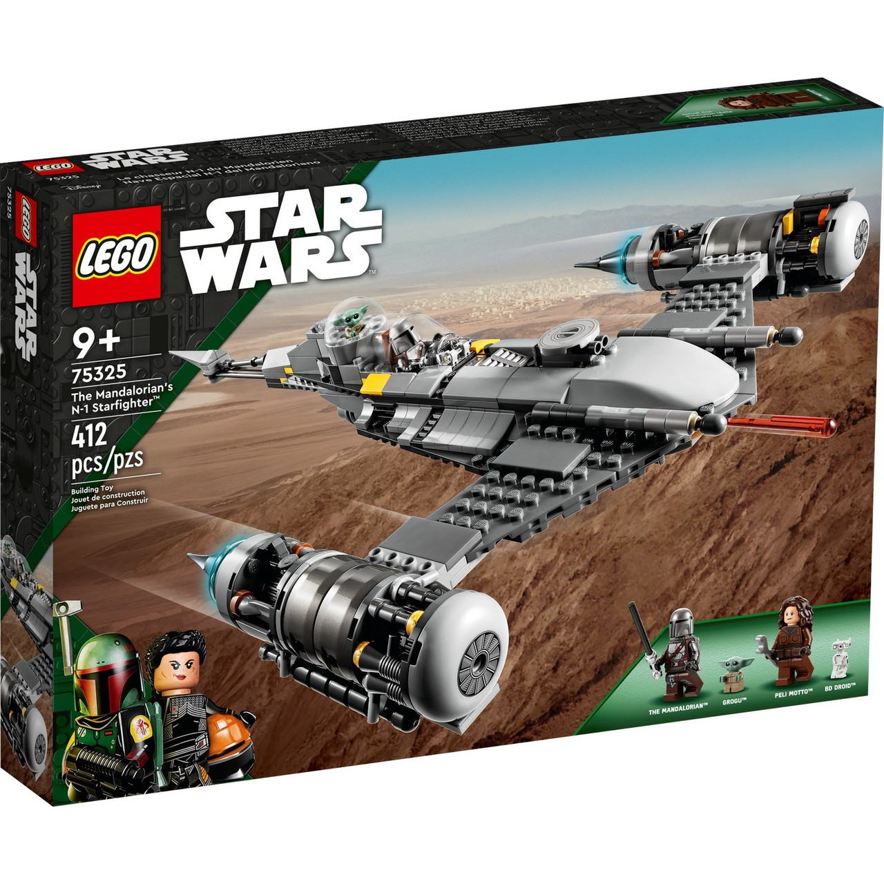 Lego 75325 Звездные войны Звёздный истребитель Мандалорца N-1