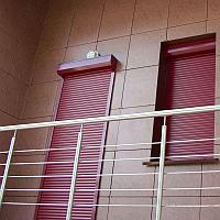 Наружные рольставни на двери 1000x2200 мм