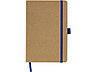 Блокнот Sevilia Hard, твердая обложка из крафта A5, 80 листов, крафтовый/синий, фото 5