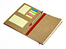 Блокнот с ручкой и набором стикеров А5 Write and stick, красный, фото 2