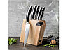 Набор из 5 кухонных ножей, ножниц и блока для ножей с ножеточкой, NADOBA, серия URSA, фото 6