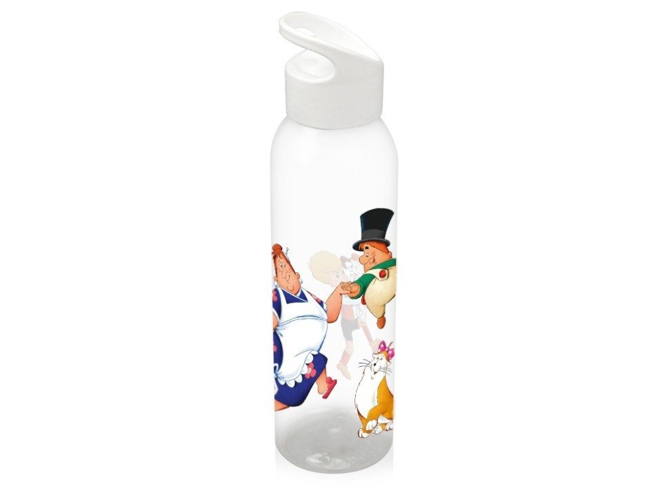 Бутылка для воды Карлсон, прозрачный/белый - фото 1 - id-p115356304
