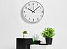 Пластиковые настенные часы  диаметр 30 см Carte blanche, белый, фото 6