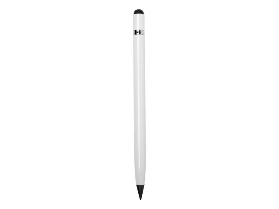 Вечный карандаш Eternal со стилусом и ластиком, белый - фото 2 - id-p115357200