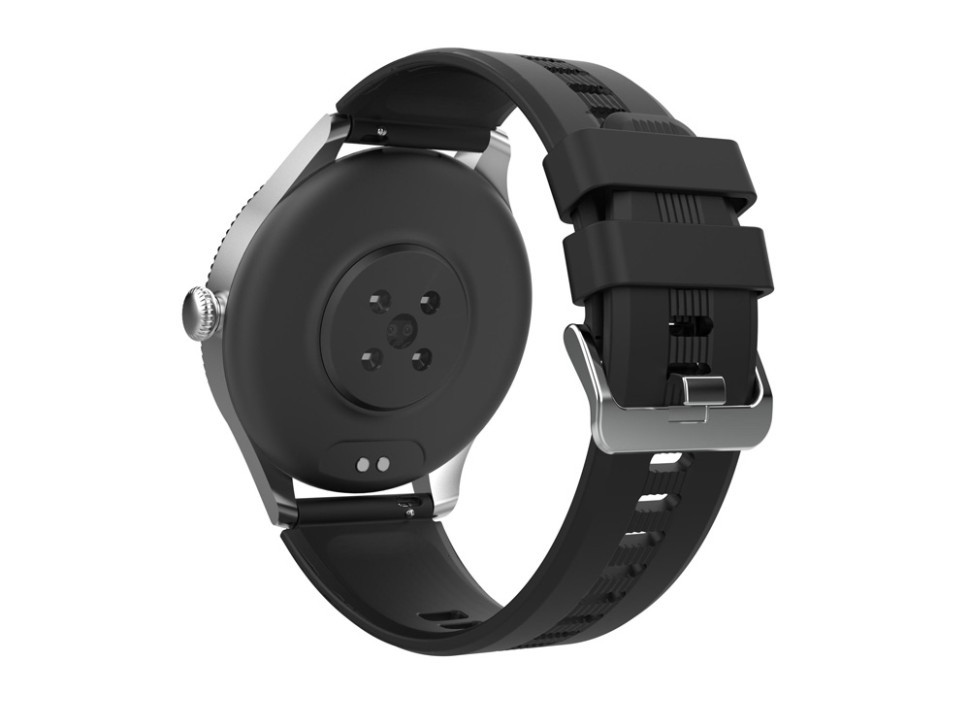 Умные часы HIPER IoT Watch GTR, черный/голубой - фото 4 - id-p115356666