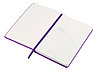 Бизнес-блокнот C2 софт-тач, твердая обложка, 128 листов, фиолетовый, фото 3