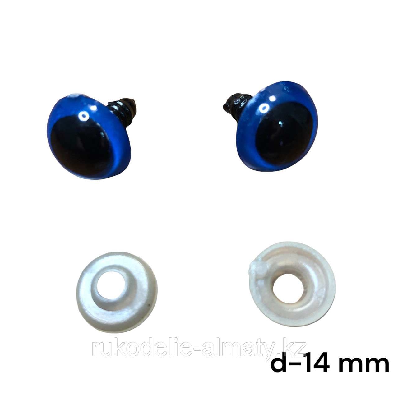 Глазки для игрушек винтовые, безопасные, 14 мм - фото 3 - id-p115357538
