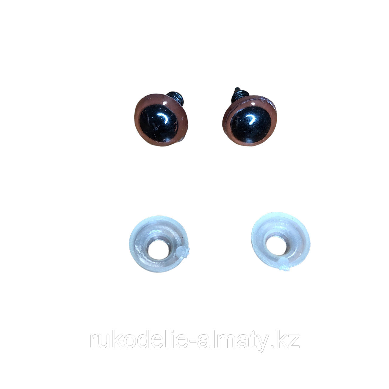 Глазки для игрушек винтовые , 12 мм карий - фото 5 - id-p115357550