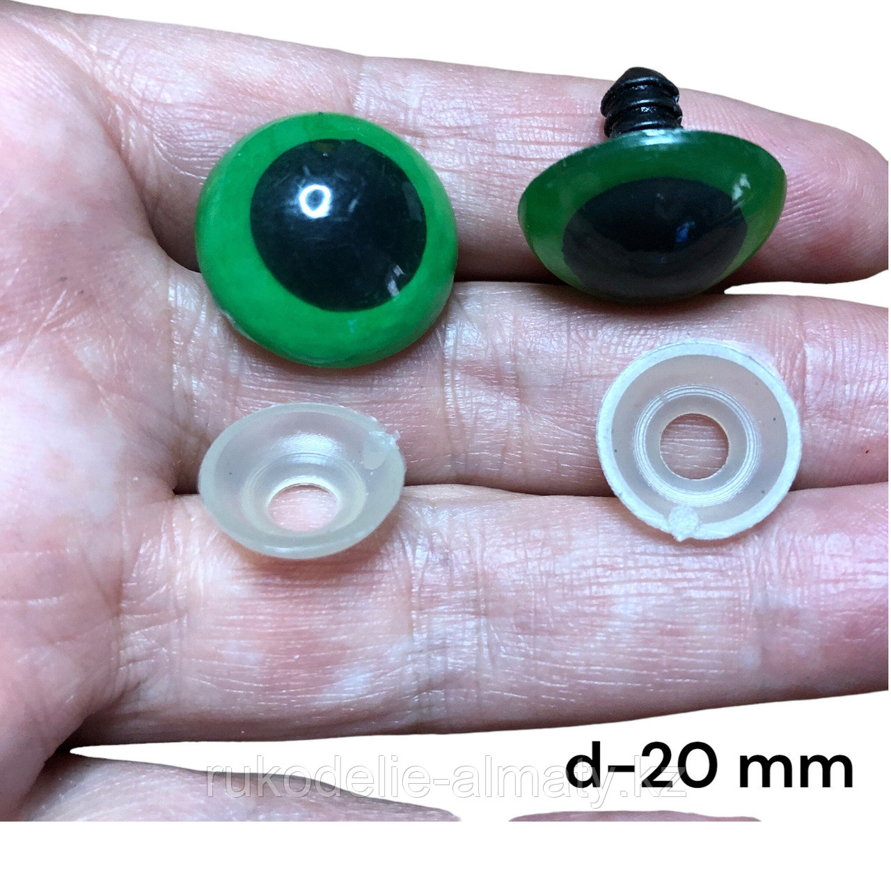 Глазки для игрушек винтовые ,20 мм - фото 1 - id-p115357485