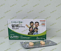 Антипаразитное средство лля всей семьи Корея Alico Альбендазол, 400 мг.