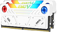 Оперативная память 32GB Kit (2x16GB) GEIL EVO V RGB 6800Mhz DDR5 PC5-54400 GESW532GB6800C36ADC White