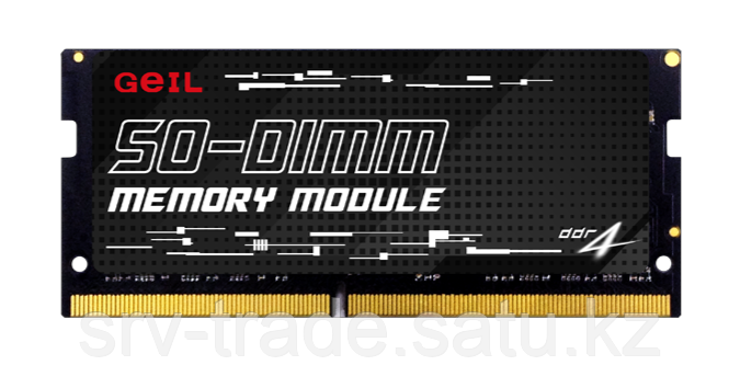 Оперативная память для ноутбука 8GB DDR4 3200MHz GEIL PC4-25600 SO-DIMM 22-22-22-52 GS48GB3200C22S - фото 1 - id-p115358274