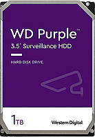 Жесткий диск для видеонаблюдения HDD 1Tb Western Digital Purple SATA 6Gb/s 64Mb 3,5" WD10PURZ