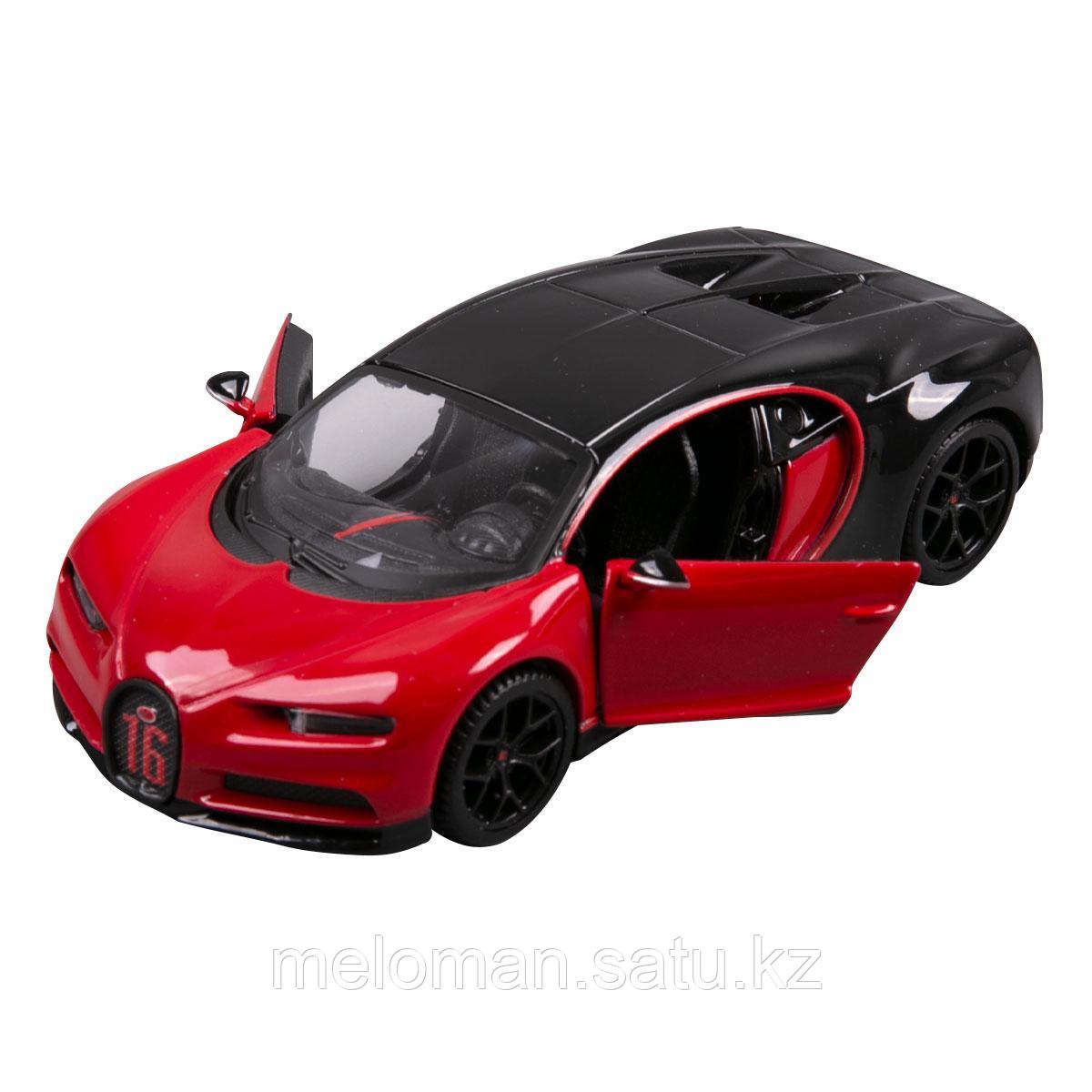 BBURAGO: 1:32 Bugatti Chiron Sport (red/black) - фото 4 - id-p115358174