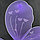 Крылья бабочки светящиеся фиолетовые, фото 4