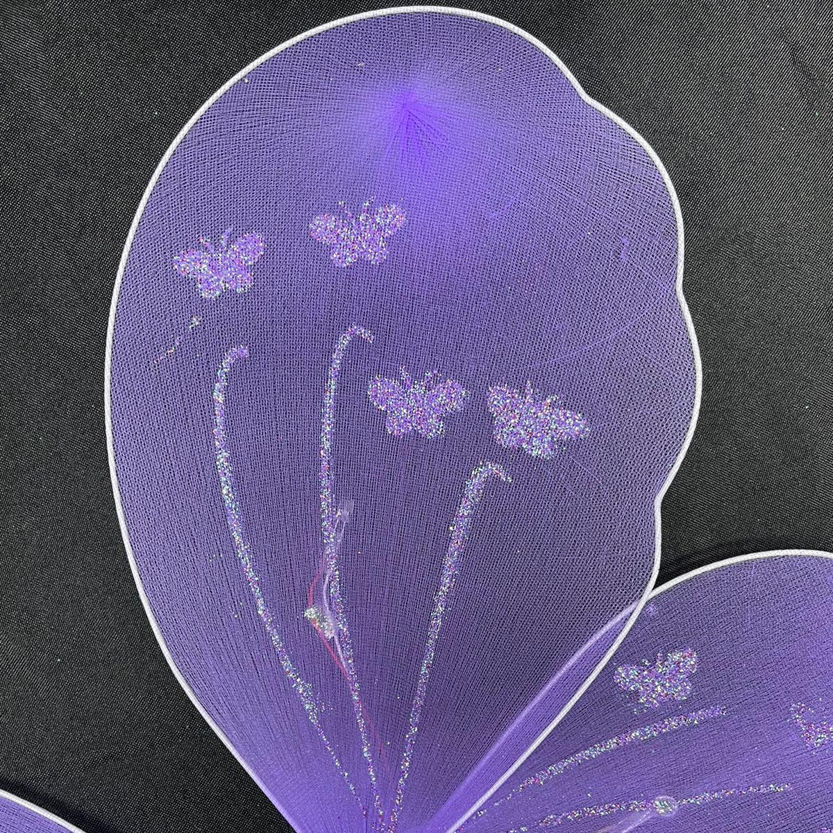 Крылья бабочки светящиеся фиолетовые - фото 4 - id-p115358787