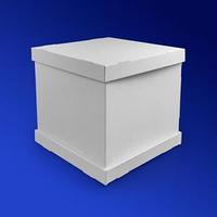Forgenika Коробка для торта белая Strong White 30,0х30,0х30,0см