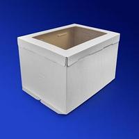 OSQ (Doeco) Коробка для торта белая с окном 30,0х40,0х26,0см