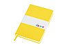 Бизнес-блокнот C2 софт-тач, твердая обложка, 128 листов, желтый, фото 6