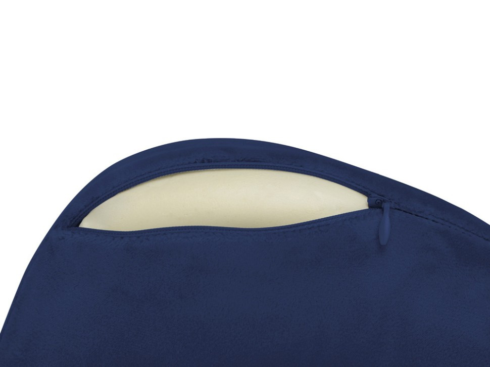Подушка Dream с эффектом памяти, с кармашком, синий - фото 7 - id-p115357294