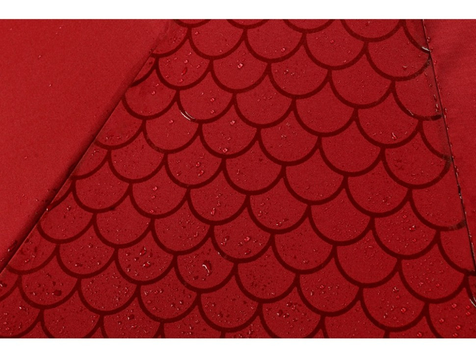 Зонт-полуавтомат складной Marvy с проявляющимся рисунком, красный - фото 4 - id-p115357315