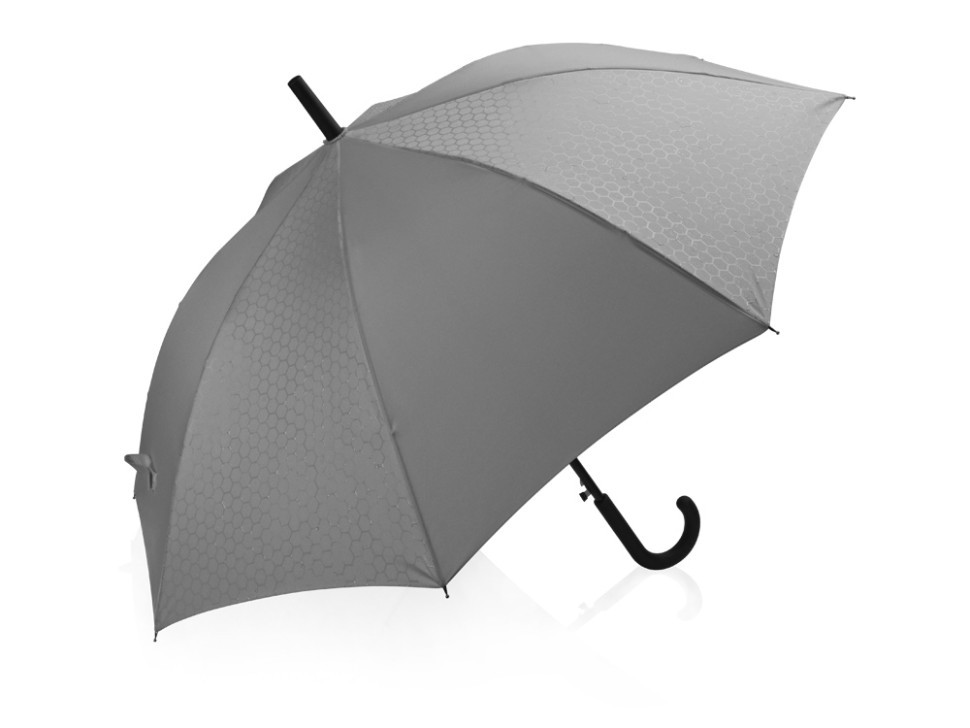 Зонт-трость полуавтомат Wetty с проявляющимся рисунком, серый - фото 4 - id-p115357318