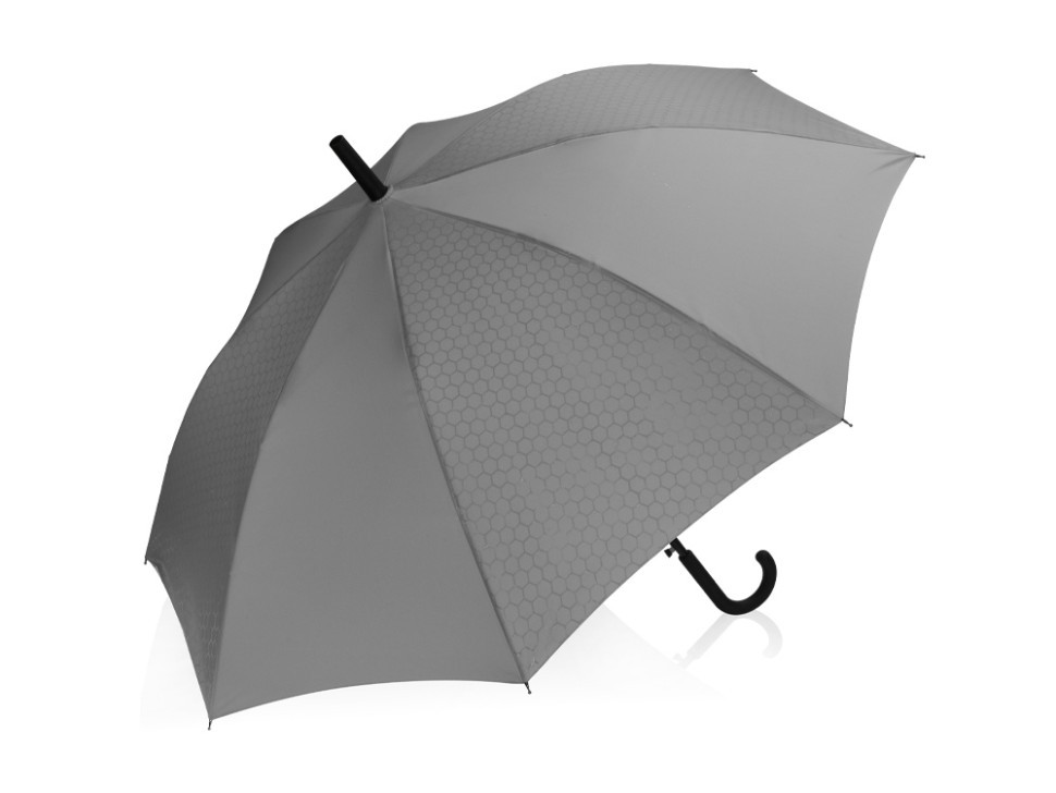 Зонт-трость полуавтомат Wetty с проявляющимся рисунком, серый - фото 5 - id-p115357318