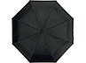 Зонт-полуавтомат складной Motley с цветными спицами, черный/желтый, фото 5