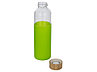 Бутылка для воды стеклянная Refine, в чехле, 550 мл, зеленое яблоко, фото 2