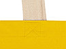 Сумка для шопинга Steady из хлопка с парусиновыми ручками, 260 г/м2, желтый, фото 6
