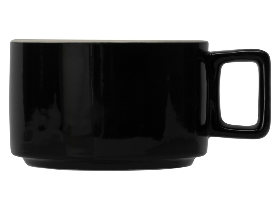 Набор чашка с бамбуковым блюдцем Sheffield, черный - фото 4 - id-p115356820
