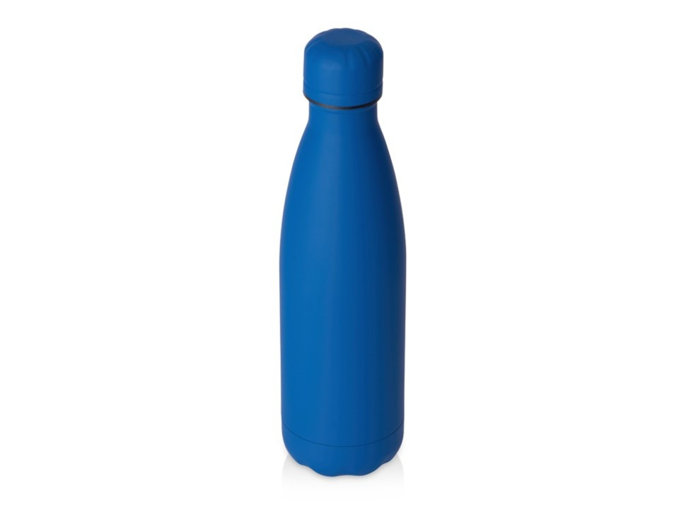 Вакуумная термобутылка Vacuum bottle C1, soft touch, 500 мл, синий классический - фото 1 - id-p115356843