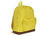 Рюкзак Shammy с эко-замшей для ноутбука 15, желтый, фото 3