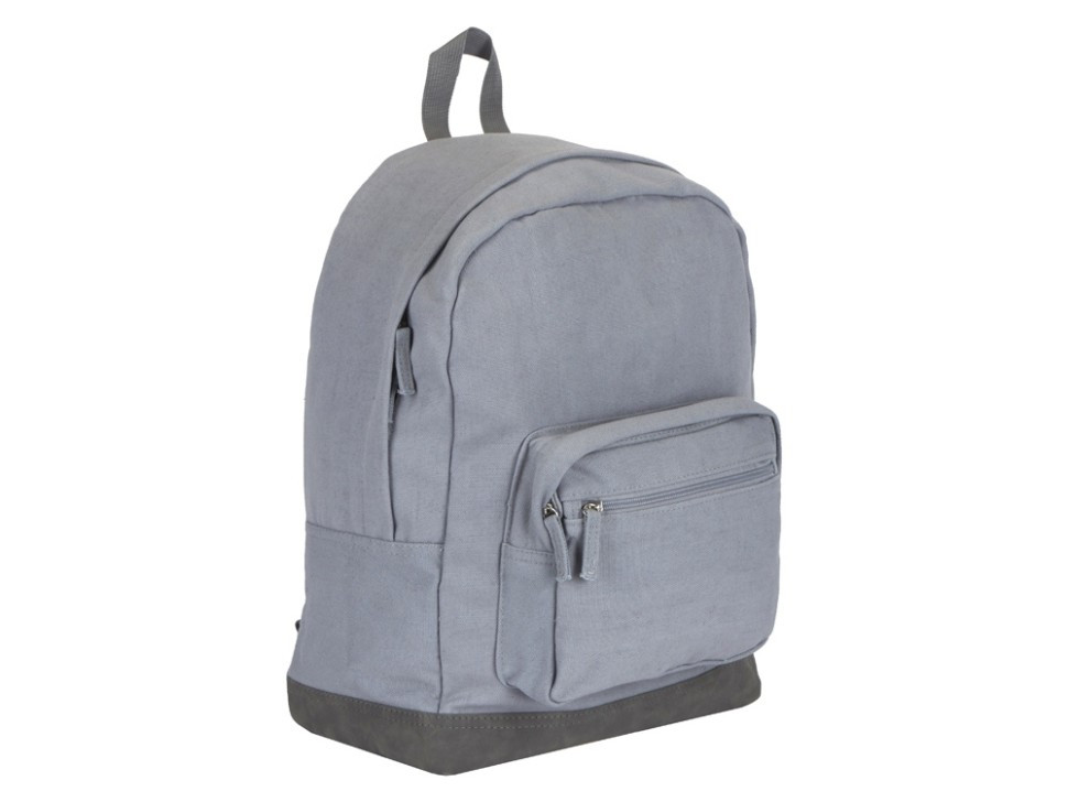 Рюкзак Shammy с эко-замшей для ноутбука 15, серый - фото 3 - id-p115356865